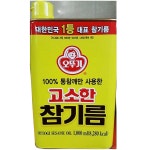 XBJ7083L_47고소한참기름 오뚜기 1L X8 캔 주방용품 : 라운큐