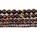 자연석 구슬 다채로운 타이거아이 스톤 원형 느슨한 쥬얼리 제작 DIY 팔찌 액세서리 H7043 8mm 4446개 : 해외직구 아침