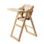 식당 하이체어 접이식 원목 아기 키즈카페 식사의자 유아식탁의자 유아 애기 업소용 카페 : 수정market