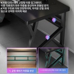 2인용 게이밍 책상 2800 2인 커플석 2400 흰색 단인용 100cm : 프리한상회1호점