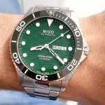 [Mido] 미도 오션 스타 그린 다이얼 오토매틱 서브 세라믹 베젤 42mm 스틸 M042.430.11.091.00 : 피아체레