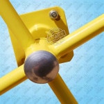 벽걸이 어깨 팔 돌리기 운동기구 스트레칭 휠 핸들 원형 상체 소형 회전바퀴 직경 45cm : 모닛스텝원