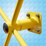 벽걸이 어깨 팔 돌리기 운동기구 스트레칭 휠 핸들 원형 상체 소형 회전바퀴 직경 45cm : 모닛스텝원