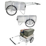 가볍고 튼튼 알루미늄 접이식 리어카 캠핑 농사 농장 농기구 건설현장 짐수레 낚시 : 인터 쇼핑