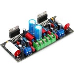 Pteanecay DH1477255 TDA7294 100W100W 듀얼 채널 오디오 앰프 보드 파워 하이파이 모듈 액세서리 완제품 검정색 738661A2 : 현앤에라