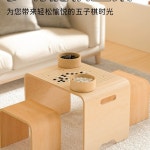 바둑 테이블 원목 기원 세트 양면 게임 장기 책상 티테이블 : 그랩샵마켓