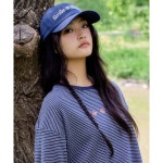 EZIO WOMEN (HEEHEE) THREE COCO T-SHIRTS_NAVY : 다니엘샵02