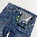 디스퀘어드2 페인티드 스키니 핏 데님 팬츠 G1240 : 어니크