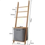 욕실 수건 걸이 스탠드 다용도 화장실 거치대 타올거치대 크림화이트 A : 로바타스토어