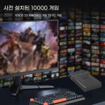레트로게임기 2인용세트 가정용오락기 XboxXboxone Launchbox 3TB 게임 하드 드라이브 콘솔 WIN PC용 10000개 이상의 플러그 앤 플레이... 