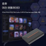 레트로게임기 2인용세트 가정용오락기 Launchbox 500G 휴대용 게임 하드 드라이브 스위치Gamecube용 3700 PC3D 게임이 포함된 하이퍼... 