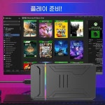레트로게임기 2인용세트 가정용오락기 XboxXboxone Launchbox 3TB 게임 하드 드라이브 콘솔 WIN PC용 10000개 이상의 플러그 앤 플레이... 