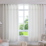 루비코코 창문 작은창 아일렛 예쁜 이중 레이스 암막 커튼 135x170cm 2장 : 엔젤아이즈