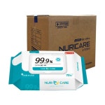 메온셀 누리케어 손소독티슈 소독티슈 항균 물티슈 70매 30개 : 더블비상사