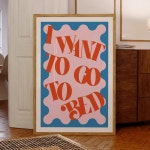 침대에 벽 아트 인쇄 캔버스 회화 포스터 그림 거실 침실 홈 장식 1. G2746-1 : 해외다모아27호점