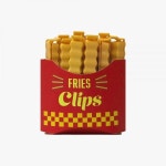 귀여운 감자튀김모양 밀봉집게 주방 클립 과자 밀폐 12p : 클릭투1