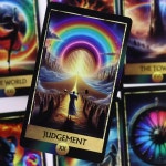 레인보우 타로 데크 오라클 카드 일러스트레이션 운세 지혜 시스템 기본 : 해외다모아2호점