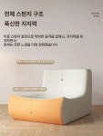카페 쇼파 번데기 거실 3인용 2인용 원룸 안락 크림화이트 A : 더블류에이인터내셔널