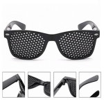 눈운동 시력보호 핀홀안경과 파손 스크래치 방지 케이스 포함 : newgood