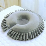 한의원 프릴 낮잠 허리  병원 U자형 배 사우나 머리 마사지 쿠션 : 금해솔글로벌