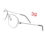 EYES ONE 3g 베타 티타늄 안경테 사각 스퀘어 초경량 가벼운 명품 패션 안경 : 장작춘동