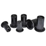 50/100pcs Carbon Steel Flat Rivet Nut M3 M4 M5 M6 M8 M10 M12(50pcs,M4) : 하다고 23호