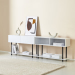 HDV30C 수납 거실장세트 티비다이 선반 진열장 2000 : 히트가구