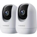 프리미엄 보안 카메라 보안카메라 방범 CCTV 반려동물 가정 보안을 위한 MUBVIEW 24G WiFi 2K 실내 유선 카메라(전화 앱 나이트 비전... 