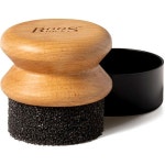 비치우드용 존 부스 오일 크림 라운드 어플리케이터 - 단단한 원목 손잡이, 은 이온 처리 스펀지, 보관 캡, 쉽고 고른 용도 Beechwood : D에이컴퍼니