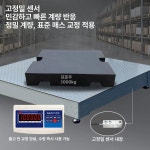 계근대 톤백저울 1톤 산업용 바닥저울 축산 3톤 우형 1.5x1.5m 3톤 0.5kg 강화형 : 웨이포켓