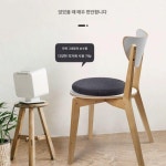 다도방석 다다미 매트 명상 메모리폼 원형방석 탈착식세탁가능 차콜그레이 진회색-탈부착 가능 : 신흥유통상사066