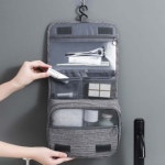 캠핑 여행 펜션 다용도 멀티 호캉스 호텔 세면백 세면도구 보관 수납 정리 파우치 가방 : 몬딱잡화점