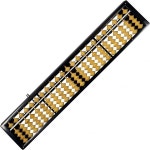 サクラクレパス 운슈도 소로매틱 주판 23자리 USM-203 박스우드 상단 적층 목재 프레임 삼각형 강화 그로밋 주판 : 붕붕06