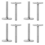 카약 기어 트랙용 1/4-20 T 트랙 볼트 8개, 시스템용 슬롯 볼트, 범용 ， 액세서리용 2길이 1/2 와이드 2개 : 아이에이컴퍼니