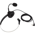 CFTIGIW H3602.5 비즈니스 헤드셋 2.5mm 컴퓨터 헤드폰 HD 마이크 C 센터 고객 서비스 사무실 전화 모노럴 : 케이엠이디