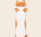 초대형 시바견 봉제인형 롱쿠션 바디필로우 쿨링 모찌 130CM 애착친구 시바견 긴 쿠션 : 분소컴퍼니