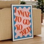 침대에 벽 아트 인쇄 캔버스 회화 포스터 그림 거실 침실 홈 장식 1. G2746-1 : 해외다모아27호점