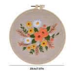 자수 예술 꽃 나비 동물 고리로 완성 패브릭 색상 스레드 바늘 지침을 따르기 쉽습니다 1. CXTZ-046 : 해외다모아6호점