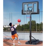 중학교 운동장 농구대 백보드 연습 농구장 공원 골대 야외 실외 학교 : 진차이나인