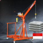 이동식 크레인 산업용 유압 운반 기중기 헹거 중장비 접이식 갠트리 전동 : 시그마마켓77