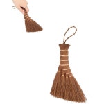 휘스크 빗자루, 미니 빗자루 가정용 티 트레이 빨대 핸드 달콤한 찻잎 : D에이컴퍼니