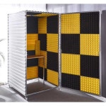 연습실 노래방 방음부스 방음실 소형 피아노 녹음 전화 실내 간이 : 진차이나인