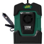 인버터 - 12볼트 DC에서 115볼트 AC 카 인버터5볼트 듀얼 USB 어댑터 포함 캠핑 램프 휴대폰 등을 위한 휴대용 120W 026-0002- : 슈슈마켓13