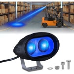 LED 지게차 안전 스팟 라이트 - 1500LM, 파란색, 20W, DC12-80V Blue Spotlight : H에이컴퍼니