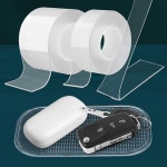 흔적없는 제거 강력 접착 실리콘 투명 양면 테이프 소 못질없는걸이 액자 금속 잘붙는 : 리드링크몰