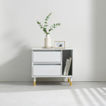 2단서랍장 책장 거실장 협탁 60cm P0000RIA : 인터데코