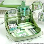 오픈 필통 펜 가방 원단 보관 문구류 학교 1. White : 해외다모아17호점