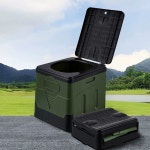 간이화장실 이동식변기 캠핑접이식 캠핑용 이동 휴대용 그레이 접이식 : 스피드바이1