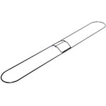 소로 에센셜 48인치 x 5인치 클립 온 더스트 걸레 프레임 전용 와이어 프레임에 강력하고 견고하여 평평한 헤드 리필 바닥 청소 홈 오피스... 