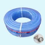 자동차 세차용 고압 물분사 호스 16mm 1개 롤 45m 자동차용품 : 블루샤이